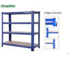 Blue Upright Boltless Warehouse Shelving 175kg Each Layer Capacity For Industrial