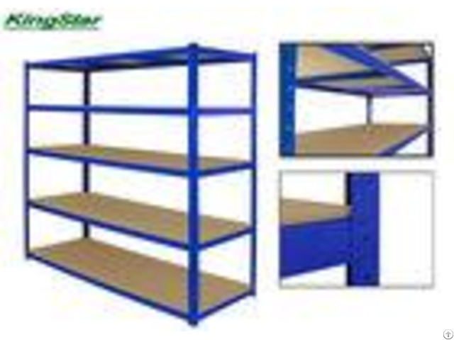 265kg Capacity 5 Tier Boltless Shelving Powder Coated Without Cramped Edge