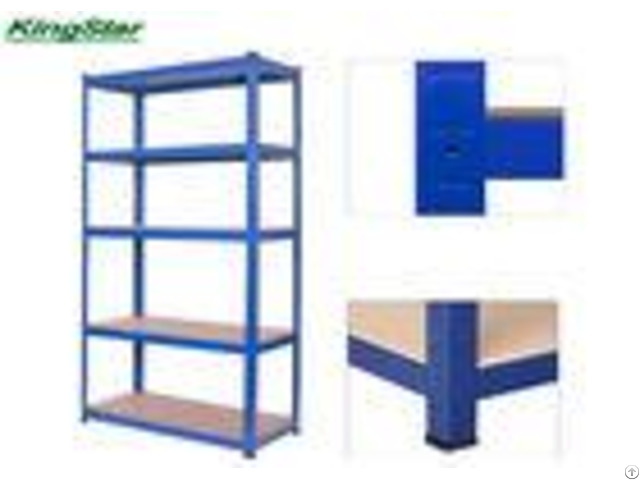 Powder Coated Boltless Shelving System Common Upright 265kg Capacity