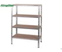 Homeware 4 Tier Boltless Storage Rack C Shape Beam Easy Assembly 75lx35wx162hcm