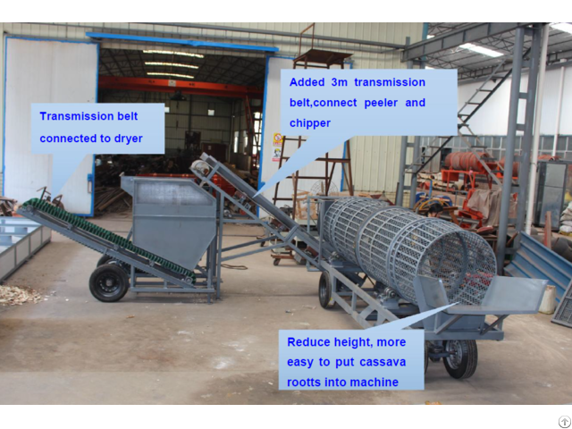 Peeling Machine During The Flour Production