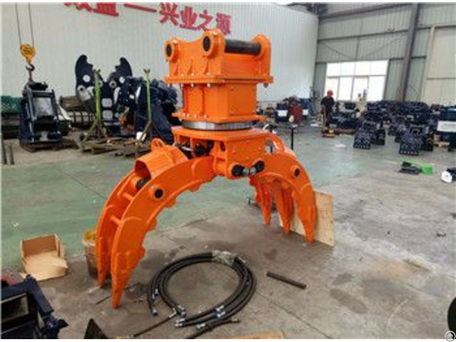 Excavator Five Finger Hydraulic Stone Grapple