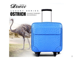 Custom Ostrich Skin Luggage