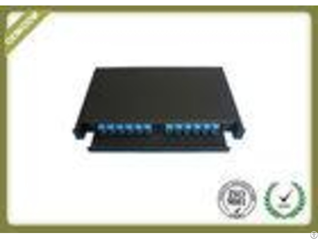 1u 19 Sliding 24 Port Fiber Optic Patch Panelrack Mount Optical Distribution Frame