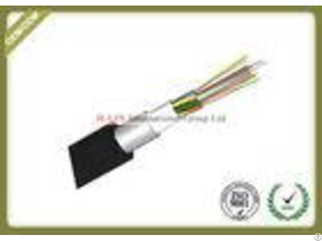 Outdoor Stranded Loose Tube Fiber Optic Cable With Aluminum Polyethylene Laminate