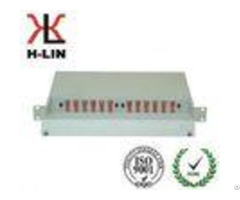 1u Metal Ftth Telecommunication Fiber Optic Distribution Box Frame Easy Operation