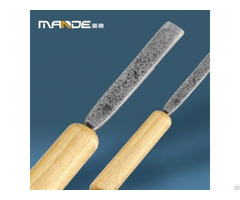 No 1707012 Diamond Coated Hand File Wood Grip For Removing Burrs