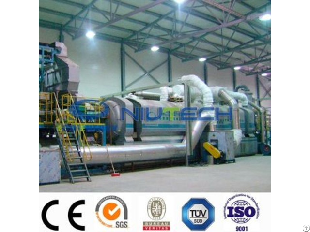 Industrial Continuous Waste Plastic Pyrolysis Prodcution Line