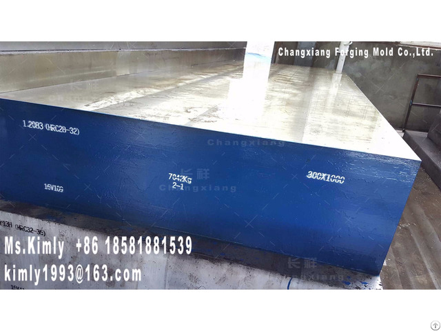 Forged Tool Steel Din1 2083 Flat Round Bar Forging