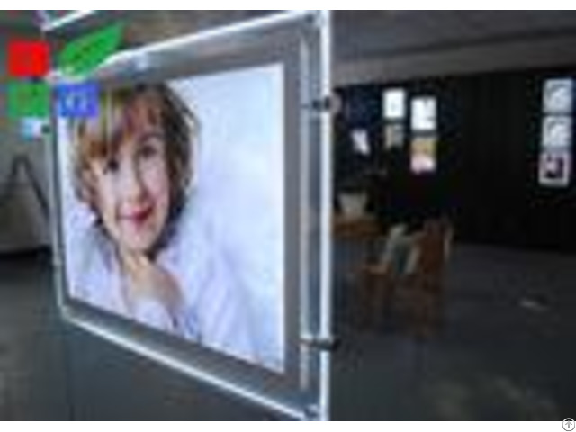 Cool White 8000k Led Crystal Light Box A3 A4 Poster Size For Real Estate Store Display