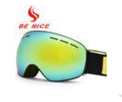 Frameless Interchangeable Lens Professional Mirrored Ski Goggles For Men And Women