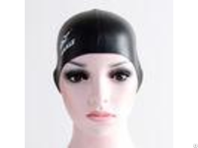 No Minimum Printing Silicone Swimming Caps For Colored Hair Not Easy To Damage