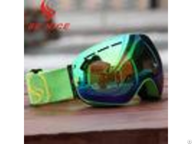 Interchangeable Colorful Ski Goggles That Fit Over Glasses With Helmet Compatible Design