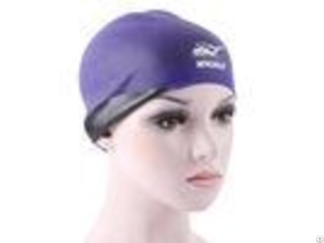 Breathe Freely Purple Swimming Hat Cute Women S Swim Caps For Long Hair