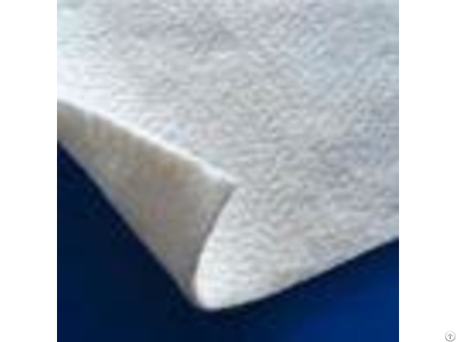 White Color Pet Geotextile Separation Fabric Non Woven Lightweight Uv Resistance