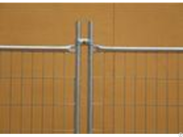 Hot Galvanized Steel Temporary Fencing Excellent Corrosion Resistance Neat Surface