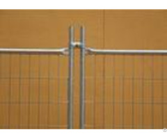 Hot Galvanized Steel Temporary Fencing Excellent Corrosion Resistance Neat Surface