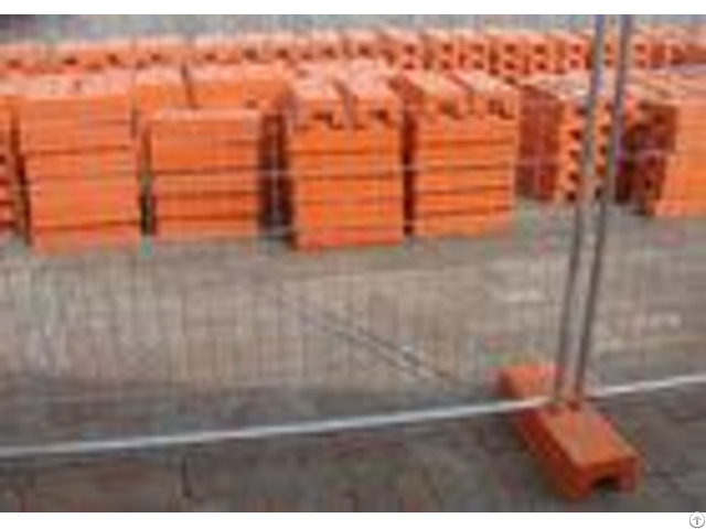 Bright Color Australian Temporary Fencing Rust Proof With Plastic Feet