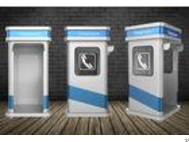 Corrosion Resistant Heavy Duty Industrial Phone Kiosk For Noisy Areas