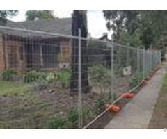 Builders Security Steel Temporary Fencing Mesh Panels For Domestic Housing Sites