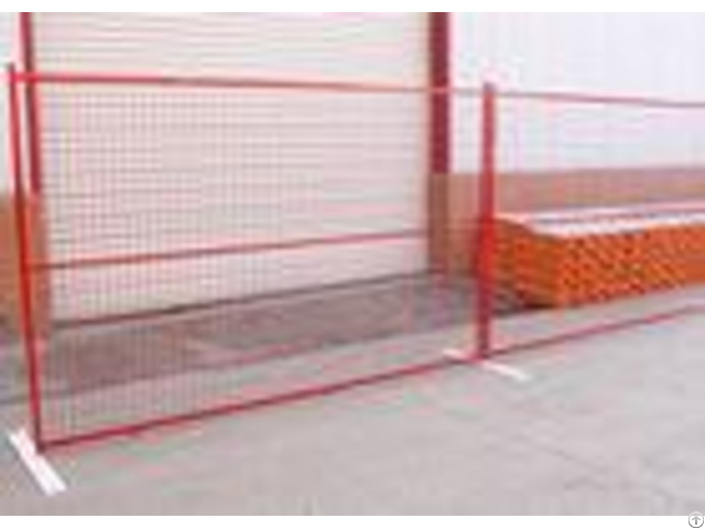 Pvc Coated Temporary Site Welded Mesh Fencing Full Accessories Metal Feet