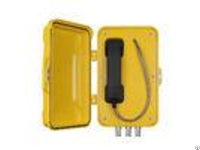 Voip Speed Dial Outdoor Telephone Box For Heavy Duty Chemical Power Industry