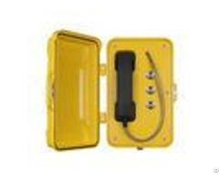 Moisture Resistant Outdoor Sip Phone Aluminum Alloy Material With Emergency Buttons