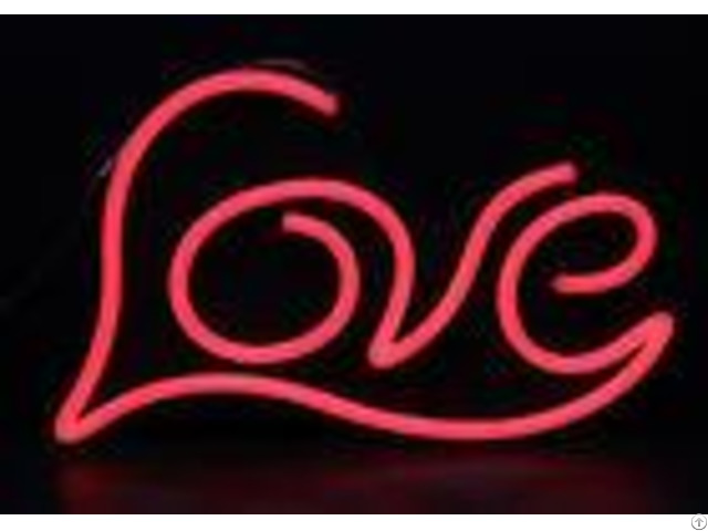Beautiful Led Neon Signs Red Acrylic Pvc Flexible Jacket Material