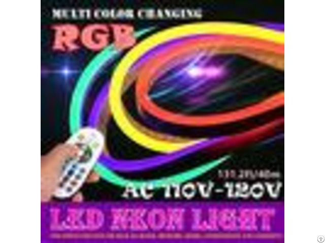 Super Bright Rgb Led Neon Flex Ac 110 120v Input Voltage 50m Roll