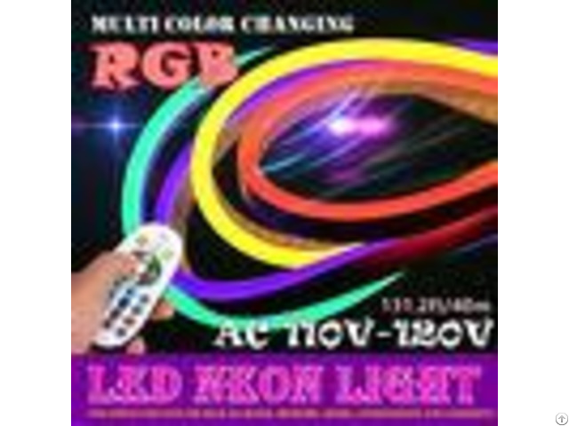 Super Bright Rgb Led Neon Flex Ac 110 120v Input Voltage 50m Roll