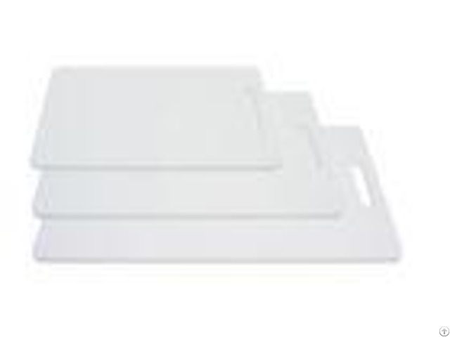 Uhmw Pe Hdpe Chopping Board With Handle Rectangular Food Grade Plastic