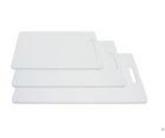 Uhmw Pe Hdpe Chopping Board With Handle Rectangular Food Grade Plastic