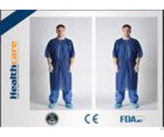 Waterproof Short Sleeve Disposable Patient Gown Pp Sms Smms Smmms Material