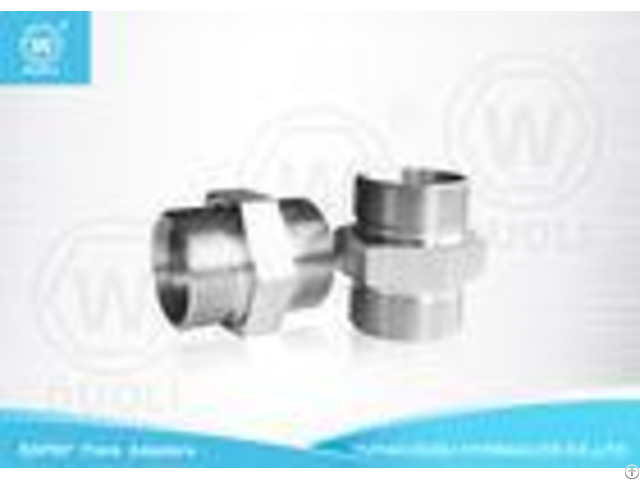 Bsp Metric Hydraulic Flare Fittings Straight Coupling 60 Bonded Seal Pipe Connectors