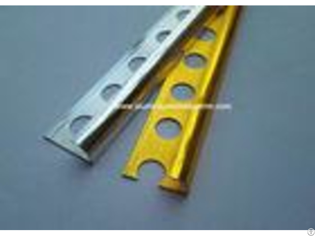 Brushed Aluminium Metal Tile Edging Strippolished Silver Gold Surface