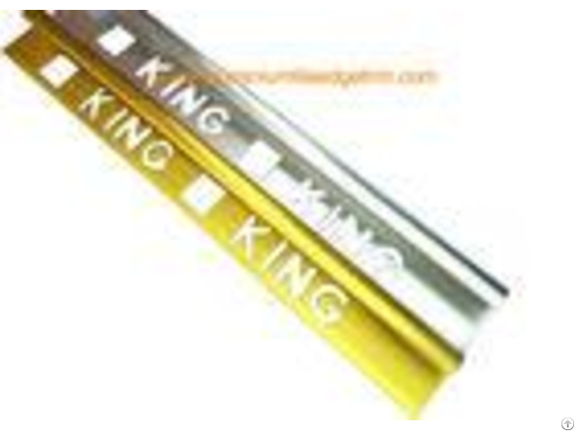 Quadrant Wall Tile Metal Trim Aluminium Edging Stripwith King Punching Holes