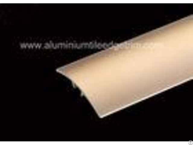 Brass Aluminium Floor Trims Laminate Door Stripbar With Satin Surface