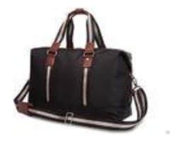 Personalized Luxury Travel Duffel Bags For Men With Leather Handles