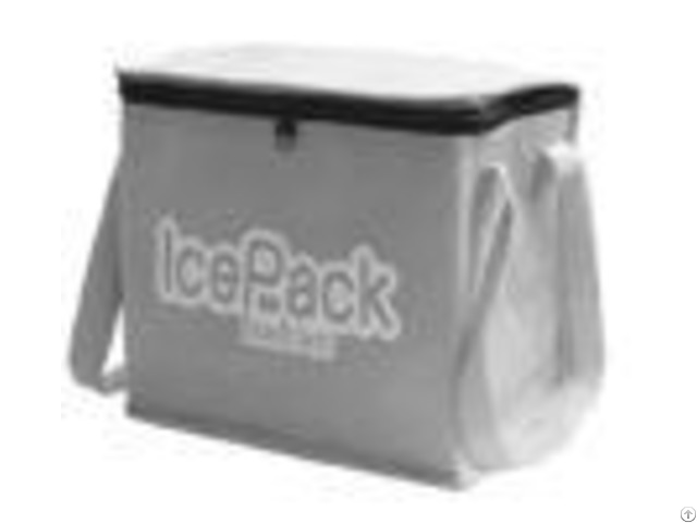 Portable Nonwoven Insulated Cooler Bags For Promotional Grey Blue