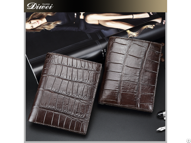 Genuine Crocodile Leather Wallet