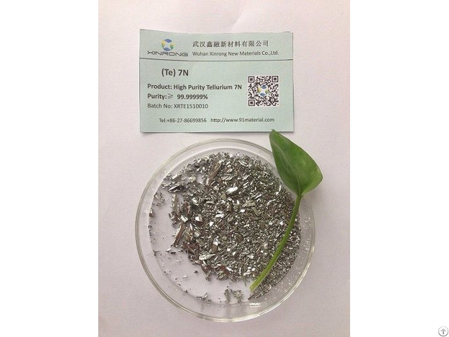 High Purity Tellurium 7n 99 99999 Percent