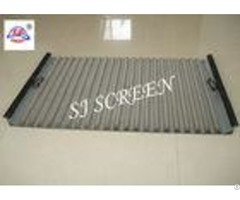 Polygon Hole Shape Oilfield Screens Waved Oil Vibrating Screen 1050 X 695mm