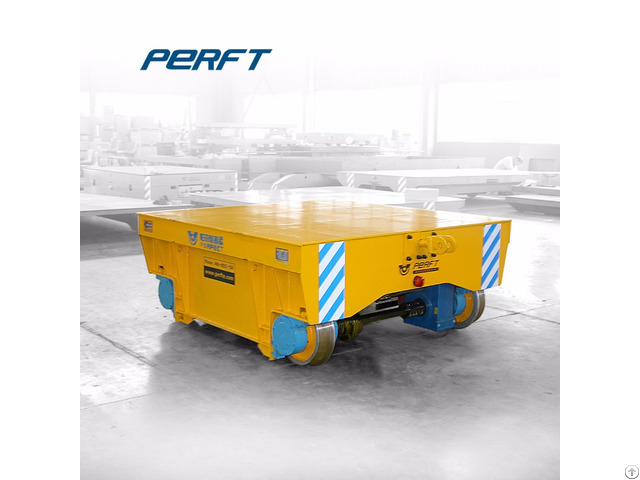 Industrial Use Remote Control Motorized 5t Battery Powered Rail Transfer Cart