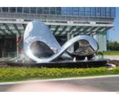 Unique Design Polished Outdoor Metal Sculpture For City Square Decoration