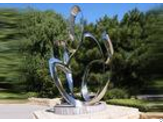 Custom Size Stainless Steel Sculpture For City Decoration Oem Odm Acceptable