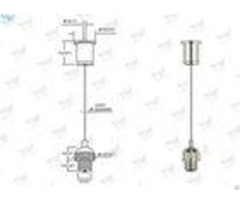 Chrome Plating Led Panel Suspension Kit For Creative Lighting Designs