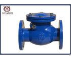 Ductile Iron Flanged Check Valve Dn50 Rubber Disc For Drainage System