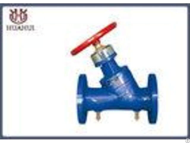 Spf Double Flange Flow Balancing Valve Digital Lock Energy Saving For Pipeline