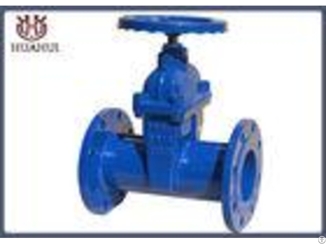 Dn50 Flange Iron Resilient Seated Gate Valve Customized Din3352 Standard