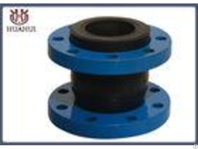 Dn100 Double Flange Rubber Flexible Joint Epdm Ball Cast Steel Lightweight